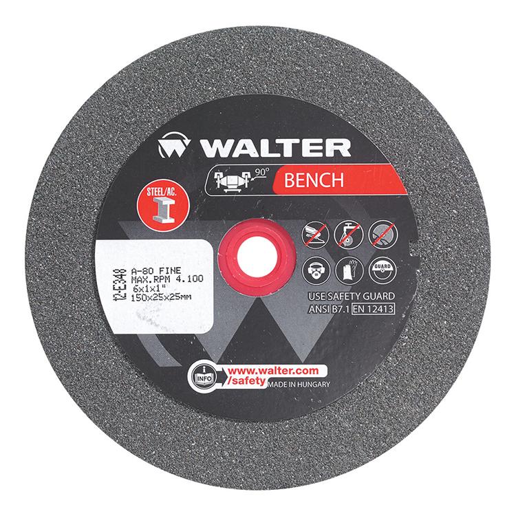 Walter 12E348 6 X  1 X 1 80Gr Bench Grinding  Wheel
