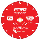 Diablo DDD070DIA101F 8450 rpm Diamond Abrasive Heavy-Duty Plus Grade Segmented Rim Metal Cut-Off Blade, 7 in