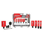 Diablo-DHS09SGPCT 9-Piece Carbide Teeth Variable Cutting Edge General Purpose Hole Saw Set, 1 to 2 in