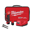 Milwaukee 2485-22 M12 FUEL™ Lithium-Ion Brushless Cordless Right Angle Die Grinder Kit, 5 in, 0 to 24500 rpm