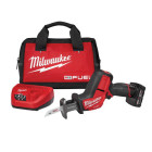 Milwaukee-2520-21XC M12 Fuel™ Hackzall® 12 VDC 4 Ah Lithium-Ion Soft Grip Handle Compact Cordless Reciprocating Saw Kit, 5/8 in