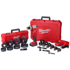 Milwaukee 2677-23 M18™ Force Logic™ 18 V 2 Ah Lithium-Ion Cordless Knockout Tool Kit, 6 ton, 1/2 to 4 in, Upto 6 in Punch
