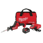 Milwaukee 2719-21 M18 Fuel™ Hackzall® 18 VDC Lithium-Ion Soft Grip Handle Compact Cordless Reciprocating Saw Kit, 7/8 in