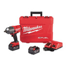 Milwaukee-2767-20 M18 Fuel™ 18 V 5 Ah Lithium-Ion 1/2 in Straight Cordless High Torque Impact Wrench with Friction Ring
