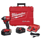 Milwaukee 2853-22 M18 Fuel™ 18 V 5 Ah Lithium-Ion 1/4 in Hex Cordless Impact Driver Kit