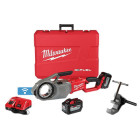 Milwaukee 2874-22HD M18 Fuel™ Lithium-Ion Battery 2-Speed Cordless Pipe Threader with One-Key™ Kit, 1/8 to 2 in