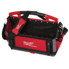 Milwaukee-48-22-8320 Packout™ 1680D Ballistic Fabric Tote, 11 x 20 x 17 in, Black/Red