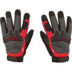Milwaukee 48-22-8734 Leather Demolition Work Gloves, 2X-Large, Red/Black/Gray