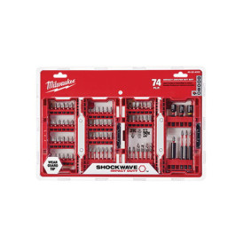 Milwaukee Shockwave™ Steel Impact Duty Driver Bit Set, 74-Piece