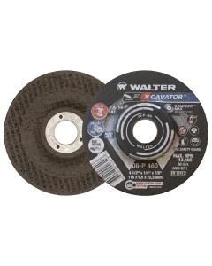 WALTER 08P460 XCAVATOR™ Grinding Wheel 4-1/2" X 1/4" X 7/8"   PK 25 at Merrimac Industrial Sales