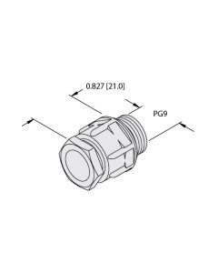 Turck A3054 CABLE GLAND PG 9