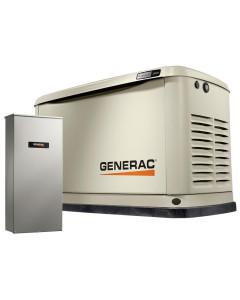 Generac Guardian 7172 10KW Backup Home Generator with Automatic Transfer Switch