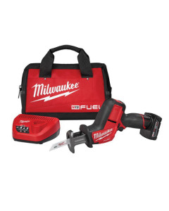 Milwaukee M12 Fuel™ Hackzall® 12 VDC 4 Ah Lithium-Ion Soft Grip Handle Compact Cordless Reciprocating Saw Kit