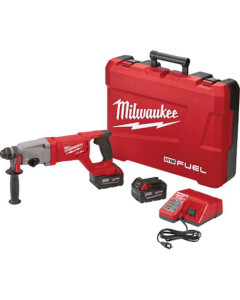 Milwaukee-2713-22 M18 Fuel™ 18 V 5 Ah Lithium-Ion 1 in Keyless SDS Plus® D-Handle Cordless Rotary Hammer Kit
