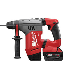 Milwaukee M18 Fuel™ 18 V 4 Ah Lithium-Ion 1-1/8 in Keyless SDS Plus® Soft Grip/D-Handle Cordless Rotary Hammer Kit
