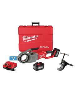 Milwaukee-2874-22HD M18 Fuel™ Lithium-Ion Battery 2-Speed Cordless Pipe Threader with One-Key™ Kit