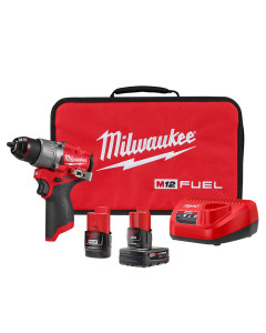 MILWAUKEE 3404-22 M12 FUEL™ 1/2" Hammer Drill/Driver Kit