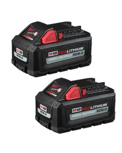 Milwaukee M18™ Redlithium™ High Output™ XC6.0 18 V 6 Ah Lithium-Ion Rechargeable Battery Pack