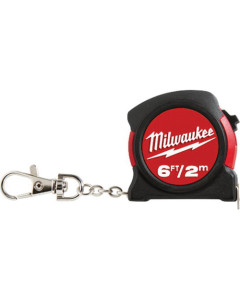 Milwaukee SAE and Metric Tape Measure with Keychain