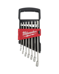 Milwaukee 48-22-9507 Vanadium Steel Metric 7-Piece Combination Wrench Set