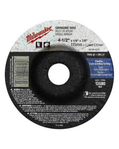 Milwaukee-49-94-4520 Aluminum Oxide Type 27 Grinding Wheel