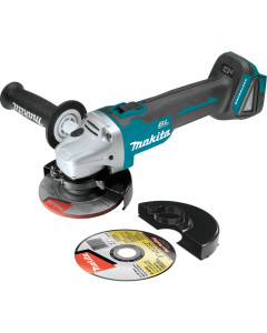 Makita XAG04Z 18V LXT Lithium‑Ion Brushless Cordless 4‑1/2” / 5" Cut‑Off/Angle Grinder