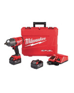 Milwaukee M18 Fuel™ 18 V 5 Ah Lithium-Ion 1/2 in Straight Cordless High Torque Impact Wrench with Friction Ring