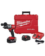 Milwaukee M18 Fuel™ 18 V 5 Ah Lithium-Ion 1/2 in Keyless Metal Ratcheting T-Handle Cordless Drill/Driver Kit