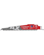 Milwaukee-48-00-5221 Sawzall® The AX™ 5  Carbide Tapered Back Reciprocating Saw Blade