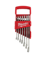 Milwaukee Vanadium Steel SAE 7-Piece Combination Wrench Set