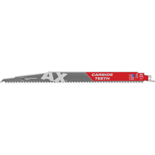 Milwaukee-48-00-5227 Sawzall® The AX™ 5  Carbide Tapered Back Reciprocating Saw Blade