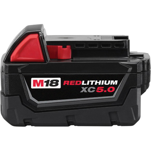 Milwaukee 48-11-1850 M18™ Redlithium™ XC5.0 18 V 5 Ah Lithium-Ion Extended Capacity Rechargeable Battery One Pack