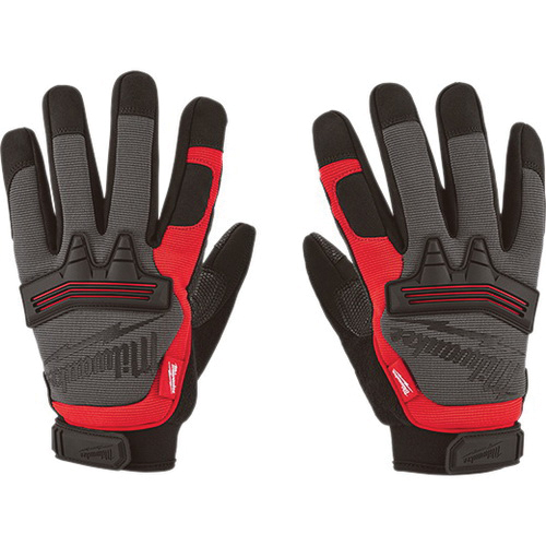 Milwaukee 48-22-8734 Leather Demolition Work Gloves  2X-Large  Red/Black/Gray