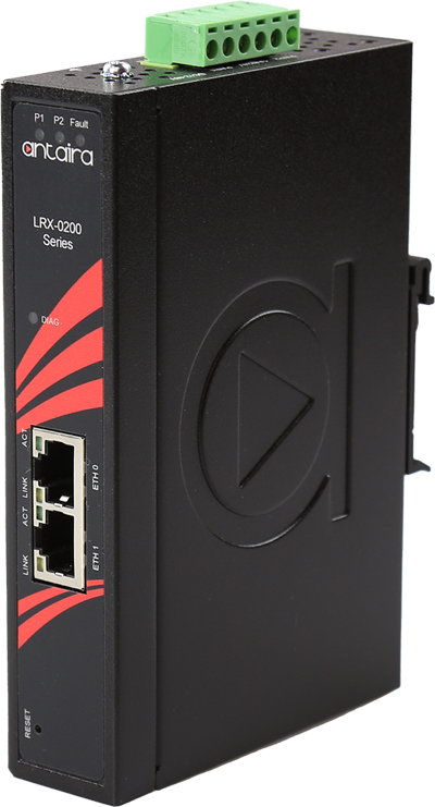 Image of Antaira LRX-0200-T Industrial Router with VPN/NAT Extended Temperature Version (-35°C to 70°C)
